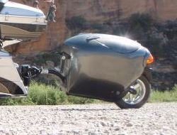 single wheel motorcycle trailer
