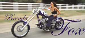 Woman Motorcycle Rider BRENDA FOX