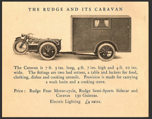 Riding Vintage The Rudge and Its Caravan
